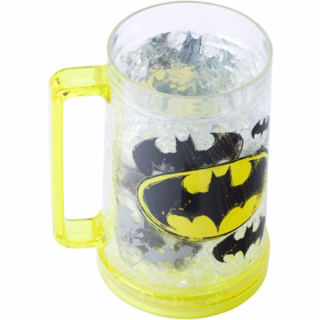 DC Comics Batman Sketch Design Bat Symbol 16 Ounce Freezable Mug
